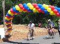 Sangeetha and Paul at the finish